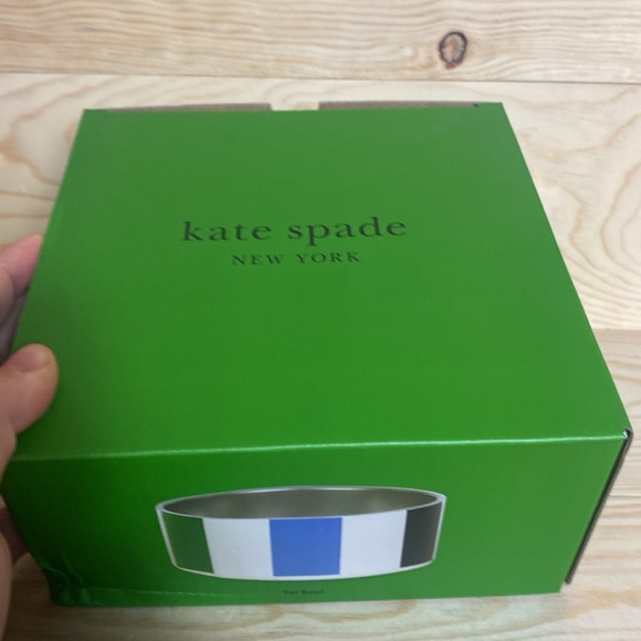 NWT Kate Spade rainbow stripe 32Oz dog bowl - Picture 3 of 11